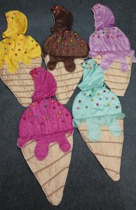 Kids Costumes to Hire - Ice Creams - Bib & Headpiece